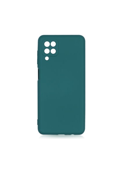 Samsung Galaxy A12 Kılıf Kılıf İçi Kadifeli Esnek Kadifon Lansman Premium Silikon Case Cover