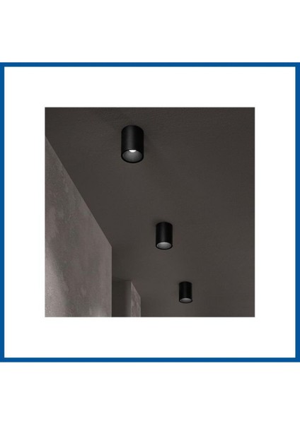 11X10 cm Metal Kasa, 7W Beyaz Işık, GU10 Duylu Sıva Üstü Tavan Armatürü modelleri