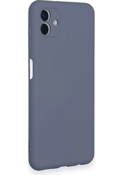Samsung Galaxy A04 Kılıf Nano Içi Kadife Silikon - Gri - YKD9277-9052