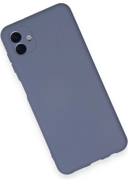 Samsung Galaxy A04 Kılıf Nano Içi Kadife Silikon - Gri - YKD9277-9052