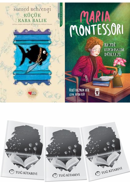 Küçük Kara Balık ve Maria Montessori Haydi Kurtaralım Dünyayı 3 + Hediyeli