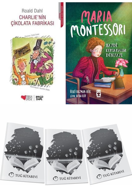 Charlie’nin Çikolata Fabrikası ve Maria Montessori Haydi Kurtaralım Dünyayı 3 + Hediyeli