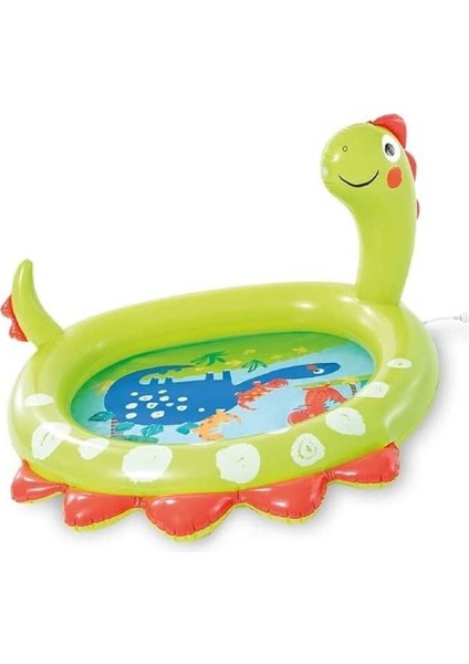 Renkli Spreyli Dino Havuz 119CM, Eğlenceli ve Renkli Yaz Aktivitesi Için Ideal