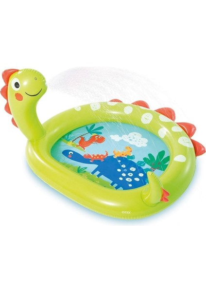 Renkli Spreyli Dino Havuz 119CM, Eğlenceli ve Renkli Yaz Aktivitesi Için Ideal fiyatları
