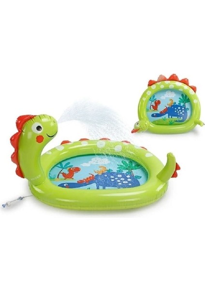 Renkli Spreyli Dino Havuz 119CM, Eğlenceli ve Renkli Yaz Aktivitesi Için Ideal fırsatları