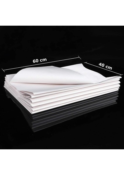 Ikili Set 100 Adet 60X40 Ambala Kağıdı + 2 Adet 45X40 Koli Bandı Tabak Bardak Eşya Paketleme Kağıdı