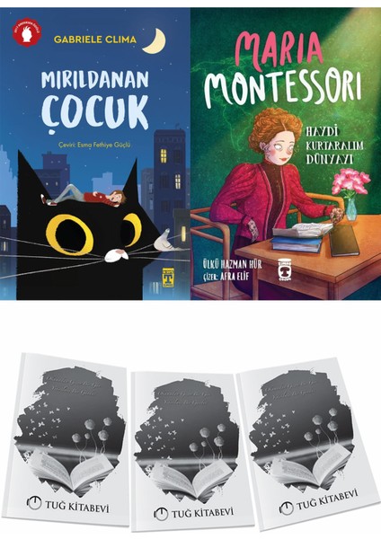 Mırıldanan Çocuk ve Maria Montessori Haydi Kurtaralım Dünyayı 3 + Hediyeli