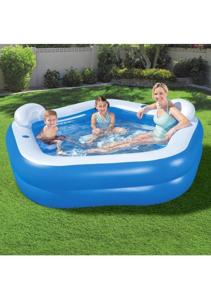 Renkli ve Geniş Aile Havuzu, 213X206X69 Cm, Eğlence Dolu Yaz Keyfi indirimleri