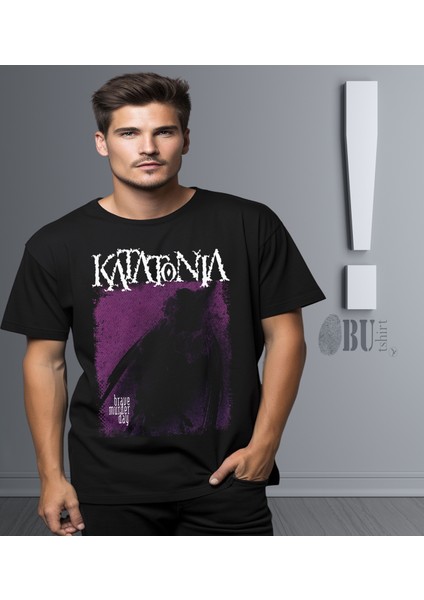 ' Katatonia - Brave Murder Day' Baskılı 'regular-Fit' Unisex Tişört