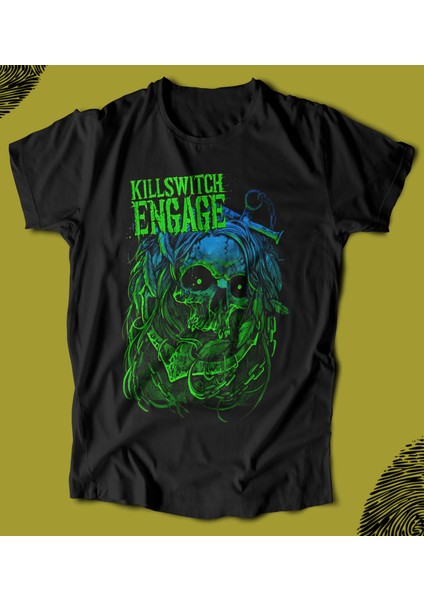 'killswitch - Engage‘ Baskılı 'regular-Fit' Unisex Tişört