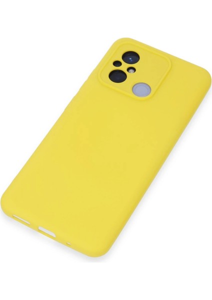 Xiaomi Redmi 12C Kılıf Nano Içi Kadife Silikon - Sarı - YKD2951-5666