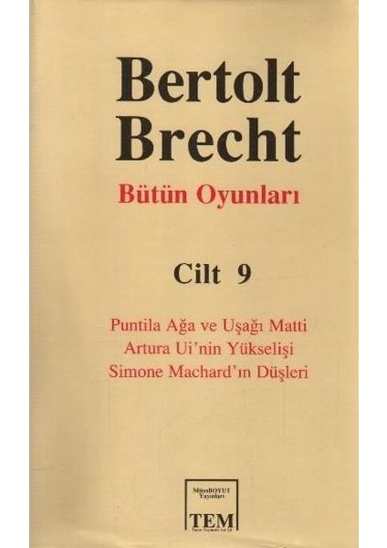 Bütün Oyunları 09 / Bertolt Brecht