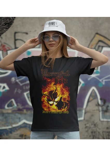 'king Diamond - Mercyful Fate - Dont Break The Oath' Baskılı 'regular-Fit' Unisex Tişört