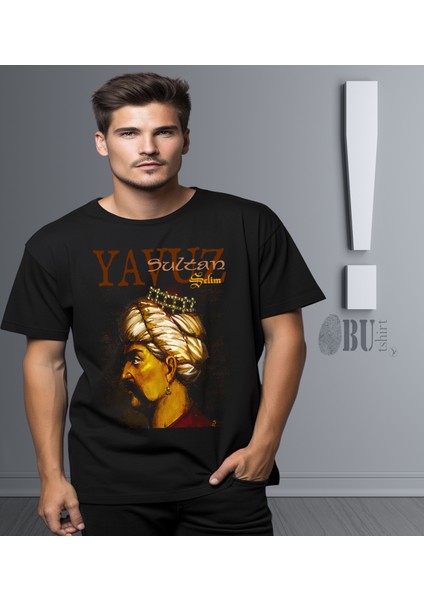 'osmanlı Serisi -Yavuz Sultan Selim' Baskılı 'regular-Fit' Unisex Tişört
