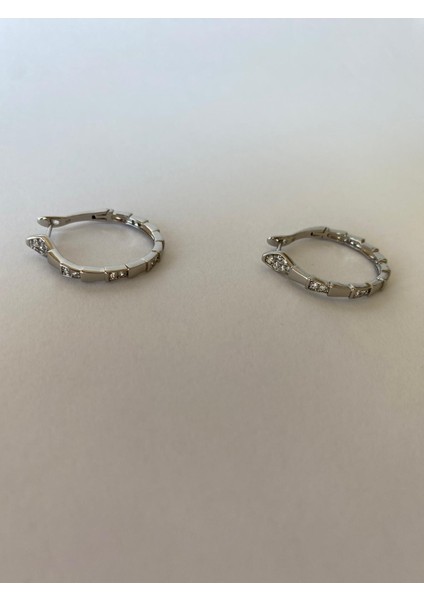 Xuping Orta Boy Taşlı Silver Halka Küpe fiyatları