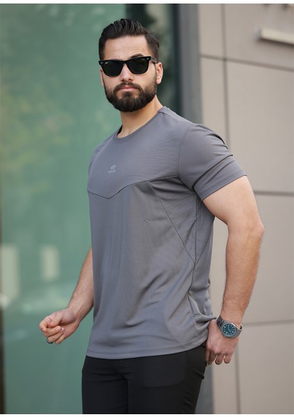 Füme Nefes Alan Dokulu Ince Esnek Regular Performans T-Shirt 88391 fiyatları