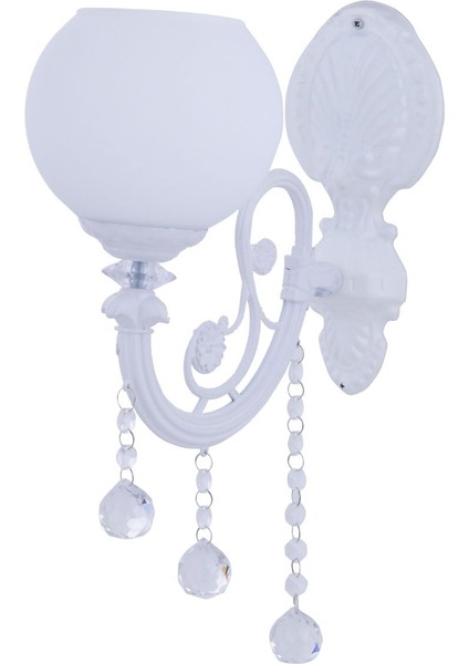 Lüx Beyaz Opal Camlı Aplik, Şık ve Zarif Aydınlatma Parçası fiyatları