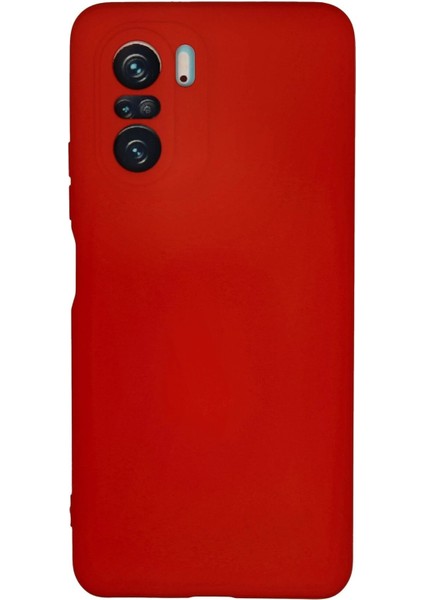 Xiaomi Poco F3 Kılıf Nano Içi Kadife Silikon - Kırmızı - YKD1622-4499