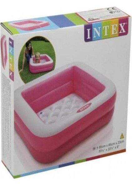 Şişme Kare Çocuk Havuzu 85X85X23 Cm, Eğlenceli ve Güvenli Yaz Aktivitesi Için Ideal