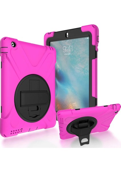 Ipad 2/ipad 3/ipad 4/shockproof 3 Katmanlı Standlı Zırh KILIF-(1903) - YKD4847-7195