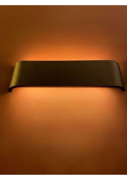 Iki Taraflı Siyah Duvar Aplik Aydınlatma CT-5213, Şık ve Modern Tasarım