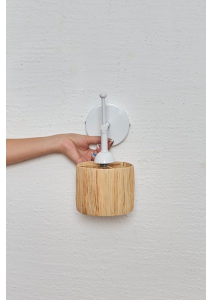 El Yapımı Yuvarlak Beyaz Kablosuz LED Aplik fiyatları