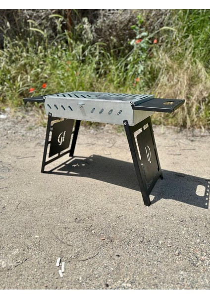 Katlanır Mangal Sehpalı Ayaklı Galvaniz Mangal 50X30 cm fırsatları