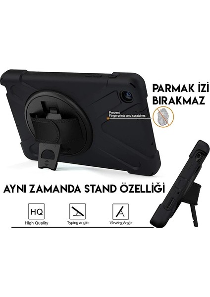 Ally Galaxy Tab P200-P205 3 Katmanlı Standlı Zırh KILIF-SHOCKPROOF-(1903) - YKD2312-8192