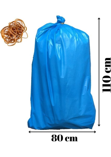 5 Adet Mavi Lastikli 80X110 Ultra Kalın Ev Taşıma Taşınma Poşeti Nakliye Çuvalı Nakliyat Torbası fiyatları