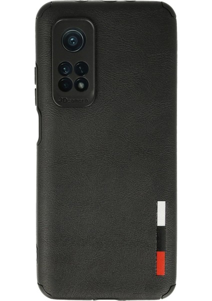 Xiaomi Mi 10T Kılıf Loop Deri Silikon - Siyah - YKD4558-9404