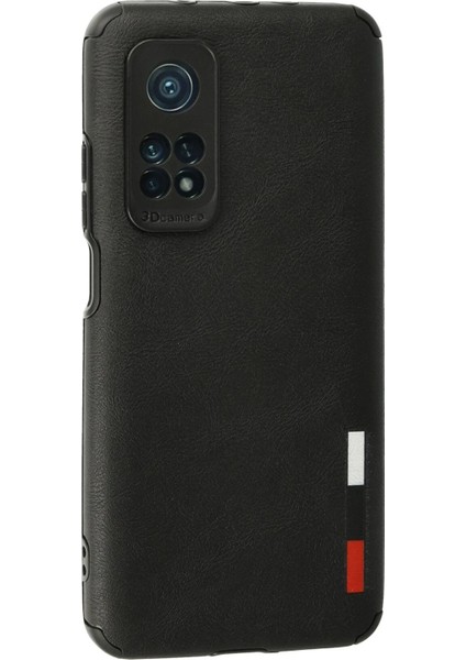 Xiaomi Mi 10T Kılıf Loop Deri Silikon - Siyah - YKD4558-9404