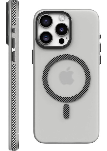 iPhone 15 Pro Forever Magsafe Kapak - Titan Gri - YKD3889-3524