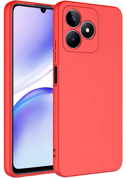 Realme Note 50 Kılıf Kılıf İçi Kadifeli Esnek Kadifon Lansman Premium Silikon Case Cover