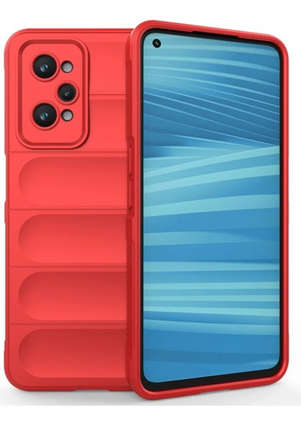 Realme Gt2 5g Kılıf Optimum Silikon - Kırmızı - YKD8519-9296