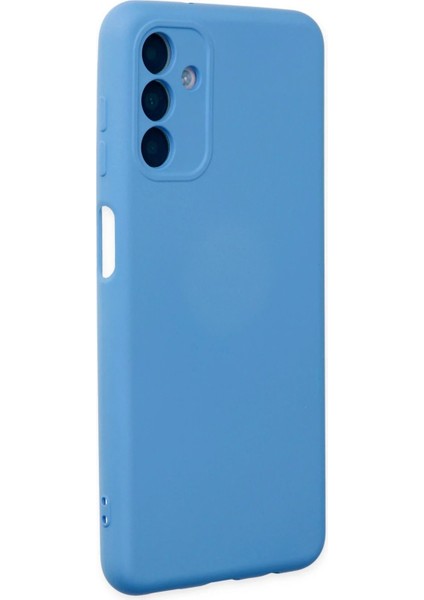 Samsung Galaxy A04S Kılıf Nano Içi Kadife Silikon - Mavi - YKD2392-6377