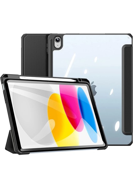 Dux Ducis iPad 10.2 2022 Kılıf Toby Series Kalem Yerli Manyetik Kapaklı Kılıf-( - YKD8356-3906