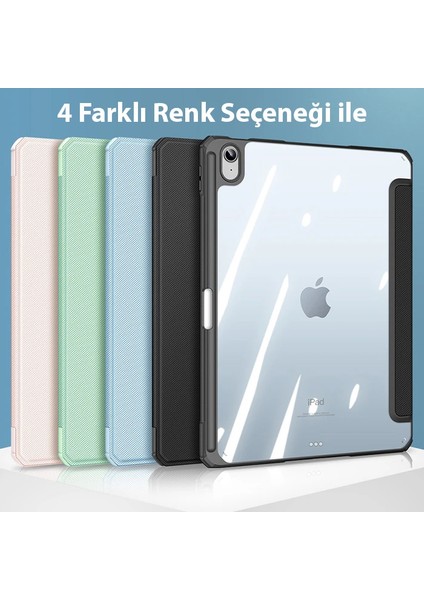 Dux Ducis iPad 10.2 2022 Kılıf Toby Series Kalem Yerli Manyetik Kapaklı Kılıf-( - YKD8356-3906