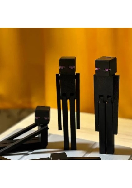 Minecraft Enderman Hareketli Eklemli Figür modelleri