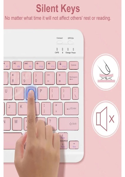 Lenovo Tab M9 Uyumlu Bluetooth Klavye Mouse Set indirimleri