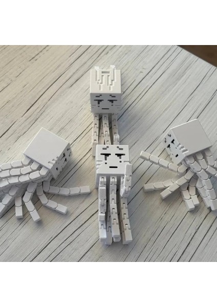 Minecraft Ghast Tentacles Articulated Eklemli modelleri
