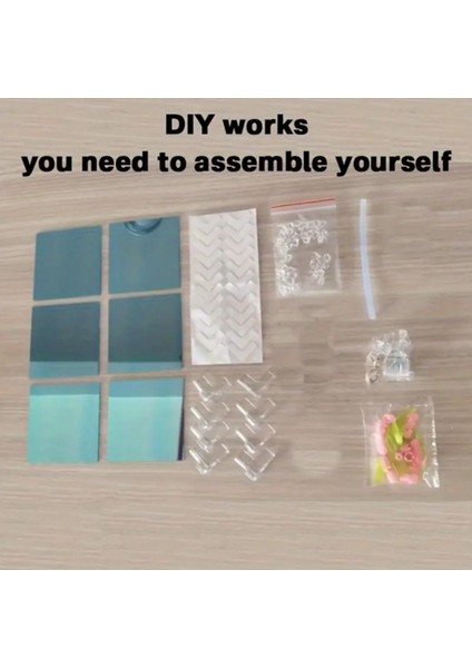 Renkli Lale Aynalı Gece Lambası, 3D Küp, Pilli, Kendin Yap, Masaüstü Hediye modelleri