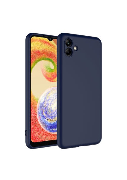 Samsung Galaxy A04 Kılıf Kılıf İçi Kadifeli Esnek Kadifon Lansman Premium Silikon Case Cover