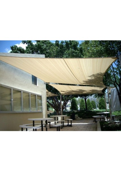 Krem Gölgelik File 1X10M Bahçe Gölgeleme Kumaşı Tente