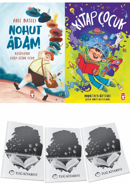 Nohut Adam ve Kitap Çocuk + Hediyeli