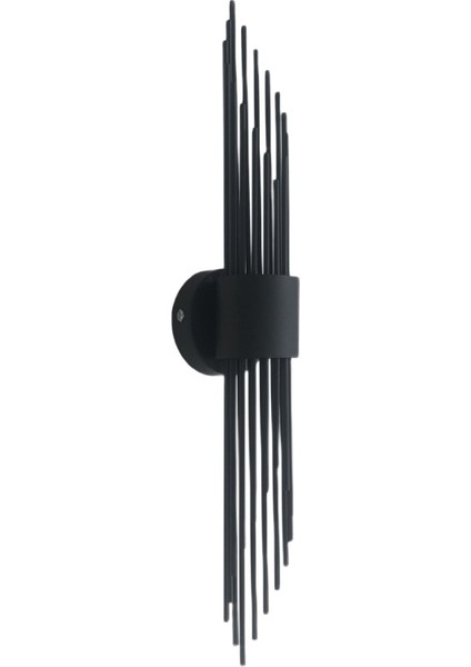 Şık Siyah Angora Duvar Aplikası, LED Aydınlatma ile Dekoratif Dokunuş indirimleri