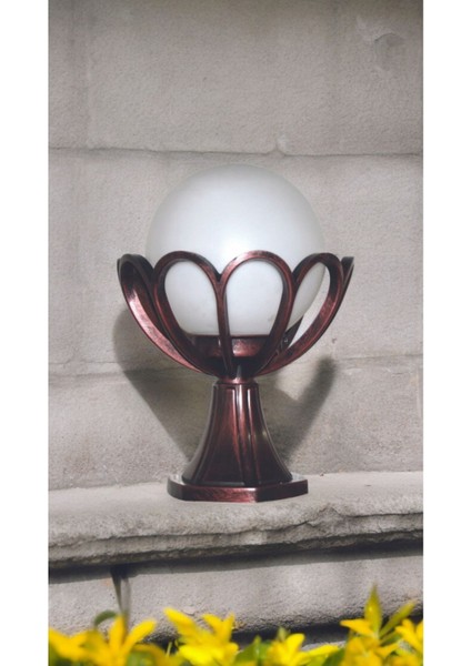 E27 Bakır Eskitme Duvar Aydınlatma Armatürü, Bahçe Dekor Papatya Tasarımı indirimleri