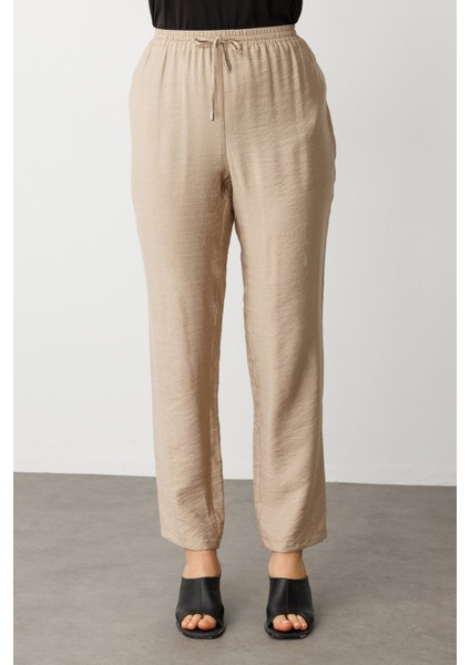 Beli Lastikli Büyük Beden Pantolon modelleri