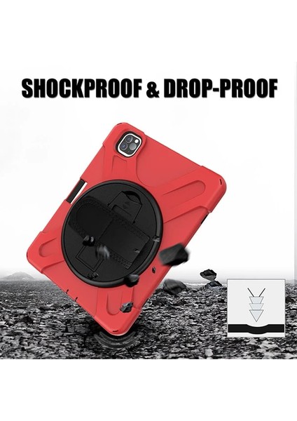 iPad PRO11 (2021-2020-2018) Kılıf Shockproof 3 Katmanlı Standlı Zırh Kılıf Ka - YKD5211-4207