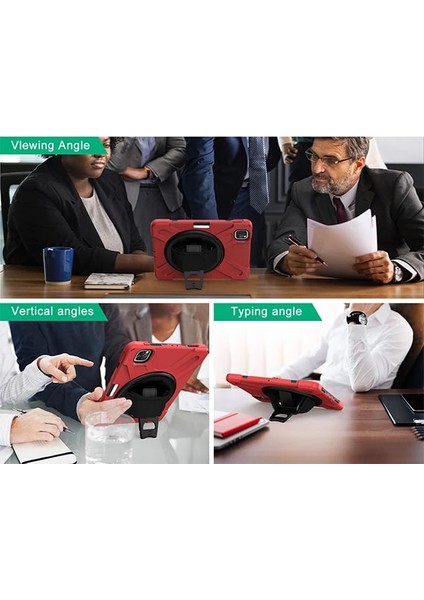 iPad PRO11 (2021-2020-2018) Kılıf Shockproof 3 Katmanlı Standlı Zırh Kılıf Ka - YKD5211-4207