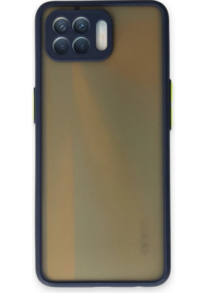 Oppo Reno 4 Lite Kılıf Montreal Silikon Kapak - Lacivert - YKD5082-1939
